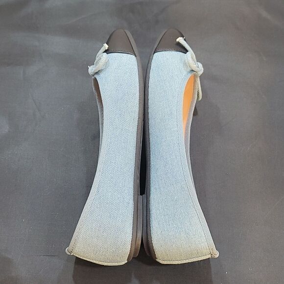BRAND NEW FOREVER MEMORY FOAM DENIN BOWNOT WOMEN'S FLAT SHOE - Picture 8 of 14